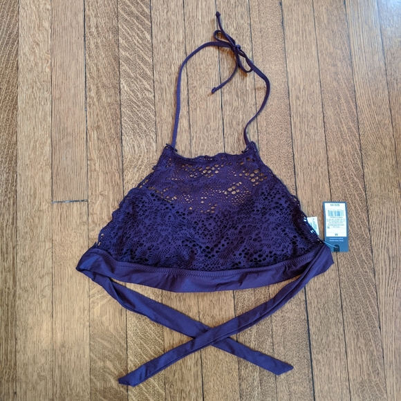 Mossimo Supply Co. Other - NWT Mossimo Purple Lace Bikini Swim Top